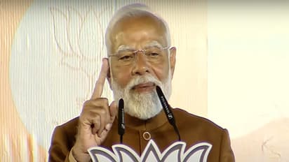 PM Modi at BJP headquarter after Delhi win