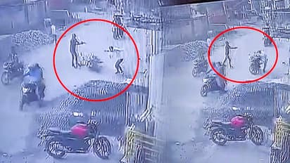 Shocking CCTV footage of criminals trying to shoot youth in Bihar
