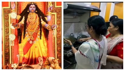 Kali pujo 2024 CM Mamata Banerjee is busy cooking bhog Kali puja at home bsm