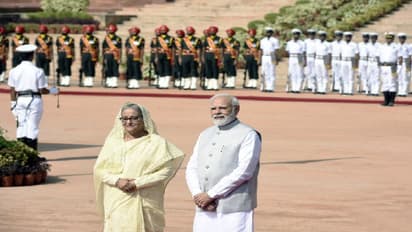 PM Sheikh Hasina with PM Narendra modi