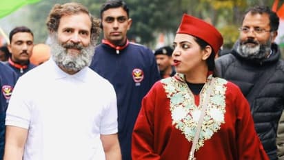 bharat jodo yatra jammu and kashmir Rajasthan woman MLA Divya Maderna