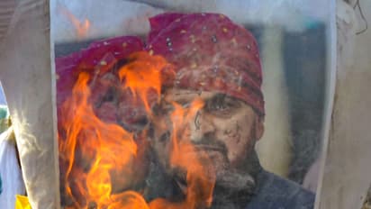 Supporters of wrestlers