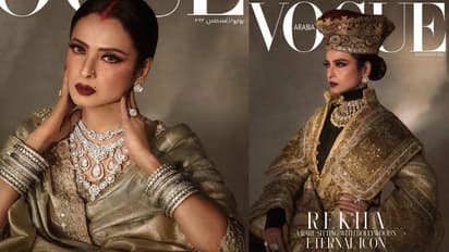 Rekha on the cover of Vogue Arabia magazine a social media frenzy bsm