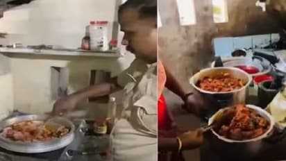 Meat is being cooked in the police station of Kerala watch the video bsm