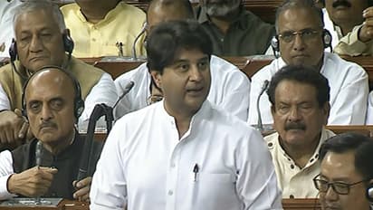 Opposition walks out of Lok Sabha during no confidence motion debate Jyotiraditya Scindia speech bsm