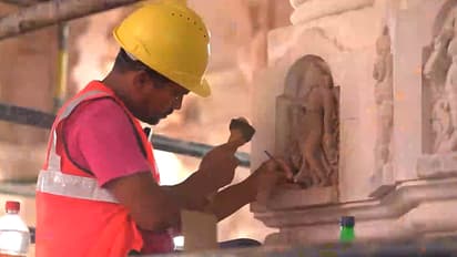 Ram temple stands on a solid foundation nripendra mishra exclusive interview with executive chairman of asianet news rajesh kalra at  ram mandir in ayodhya bsm