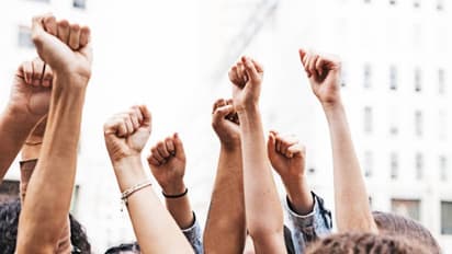protest hands