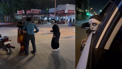 look of The Naan on the streets of Delhi If you want to see a ghost you must watch this viral video bsm