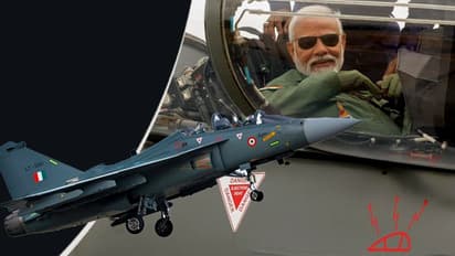 Feeling proud PM Modi said after boarding a Tejas fighter jet in Bengaluru bsm