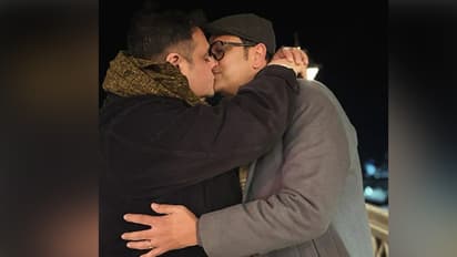 Sujoy Prasad Chatterjee gave a message to the netizens by sharing a picture of him kissing a male friend bsm