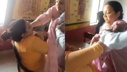 Agra school principal beats up teacher for coming late watch viral video bsm