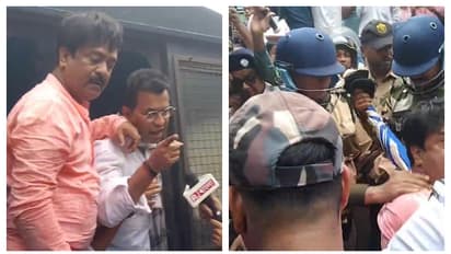 BJP dharna in Shyambazar to protest RG Kar case clash with police bsm