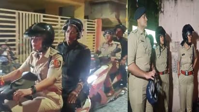 Madhyamgram Women's police patrolling