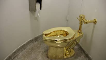 gold toilet America