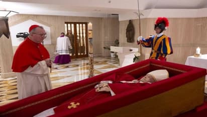 Pope mortal remains