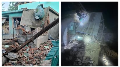 Two Lashkar e Taiba members involved in Pahalgam terror attack destroyed in blast watch video bsm