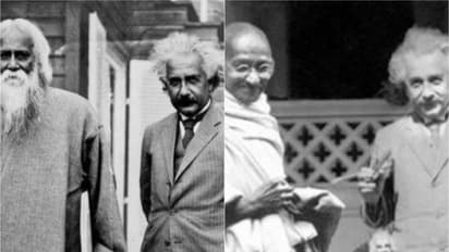 Albert Einstein, Mahatma Gandhi and Rabindranath Tagore