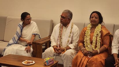 Dilip Ghosh with Mamata Banerjee