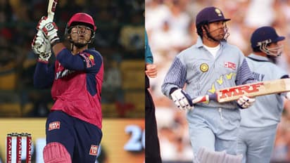 Vaibhav Suryavanshi and Sachin Tendulkar