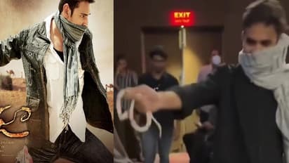 Fan enters theatre with real snake during Khaleja re release show 