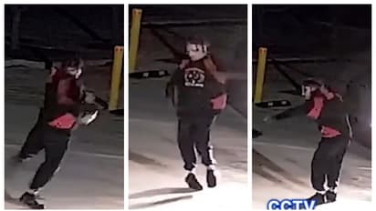 thief dancing before the robbery at school
