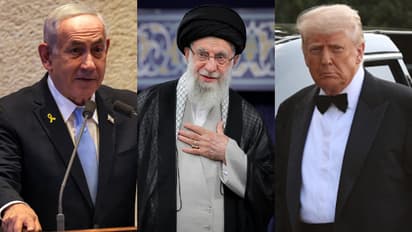 US President Donald Trump, Israel's PM Benjamin Netanyahu and Iranian leader Ayatollah Ali Khamenei