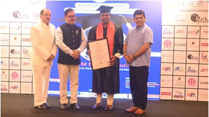 Forever Naveen Kumar receives honorary doctorate in Goa
