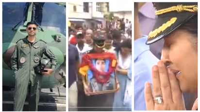 wifes final goodbye to Pilot who killed in Uttarakhand helicopter crash