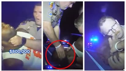 body camera footage captured the officer caught Gilder