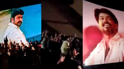 Mersal re release reception in kerala audience dancing with thalapathy vijay on screen