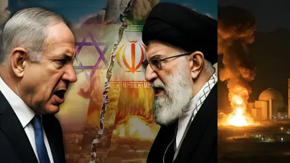 Benjamin Netanyahu and Ayatollah Ali Khamenei