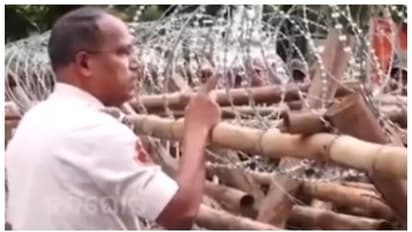 Bhubaneswar ACP Narasingha Bhol's Remarks For Congress Protestors