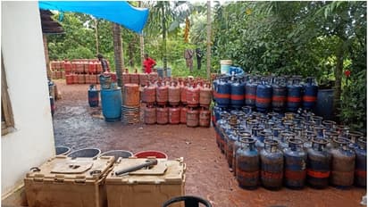 Police seized 200 gas cylinders during search for drug