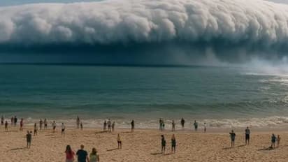 Massive roll cloud seen in Portugal on Sunday