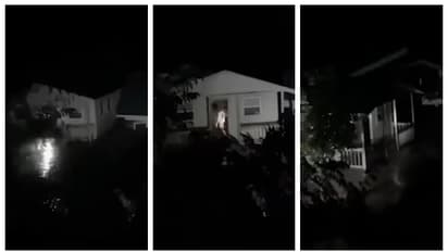 central Texas summer camp cabin down to Guadalupe River flood