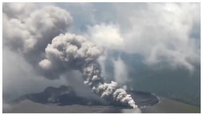 Japan’s Mount Shinmoedake erupted