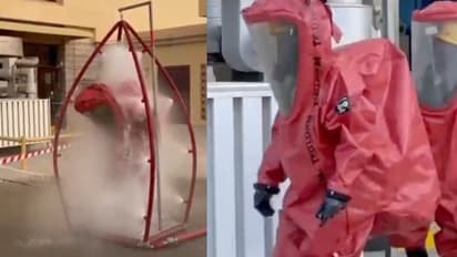 toxic gas leaked from a laboratory