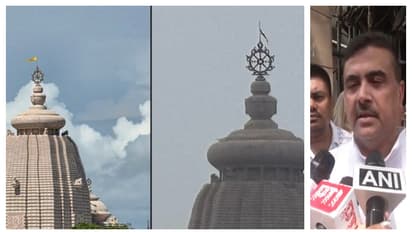 Suvendu Adhikari explosive social media post on  burning Digha Jagannath Temple flag