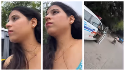 woman records her rapido ride before the accident