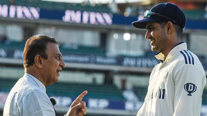 Sunil Gavaskar and Shubman Gill