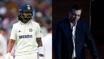 KL Rahul and Sanjiv Goenka