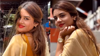 jasmin jaffar beautiful video in kerala saree bigg boss