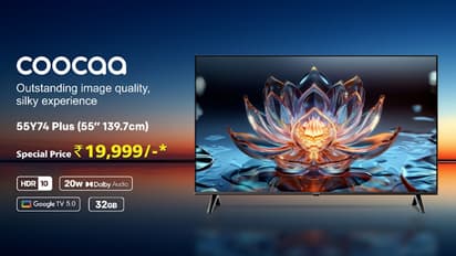 Coocaa Launches 55" Y74 Plus 4K Smart Google TV at ₹19,999 This Big Billion Days