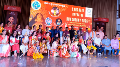 Sanghati’s ‘Dual Durga’ Theme Bridges Bengal’s Maa Durga and North India’s Sherawali Mata