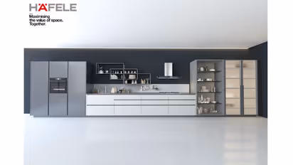 Hafele Profin Aluminium Range Redefines Modern Kitchens with Modular Shelving