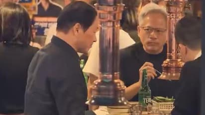 From Chips to Chops: Viral Video Shows LG Chairman Grilling for Jensen Huang and Tech Titans (WATCH)