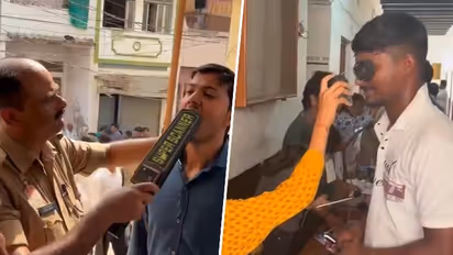 Viral Video Shows Metal Detector Used Inside Candidates’ Mouths During UP Exam Checks (WATCH)