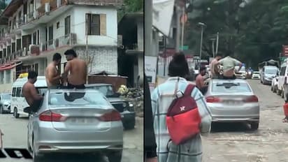 Viral Video: Tourists Strip Down, Climb Onto Car And Dance In Kasol, Social Media Can't Look Away (WATCH)