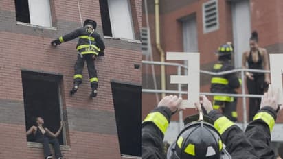 WATCH Viral Video: US Firefighter Turns Rescue Drill Into Surprise Proposal, Girlfriend Says 'Yes'