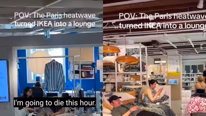 Too Hot To Handle! Paris Residents Beat The Heat By Lounging On IKEA Display Sofas And Beds | WATCH Viral Video